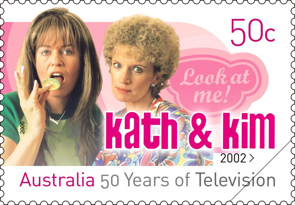 50 Years of Television - 50c stamp - Kath & Kim