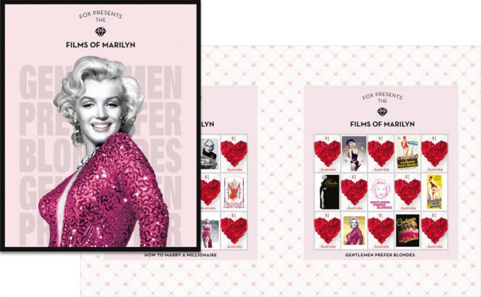 The Films of Marilyn stamp pack