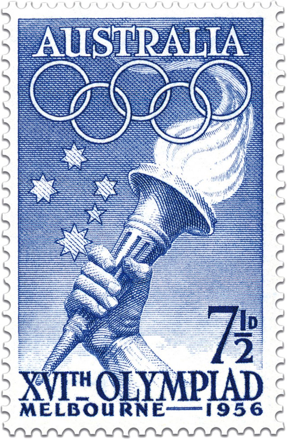 1956 Melbourne Olympics stamp