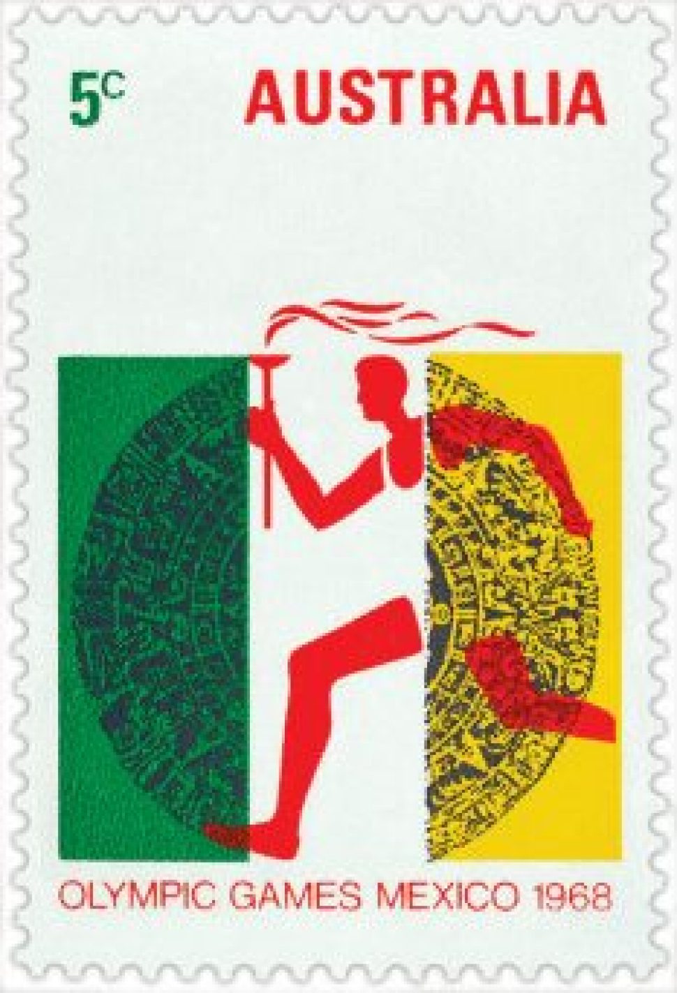 1968 Olympic Games Mexico 5c stamp