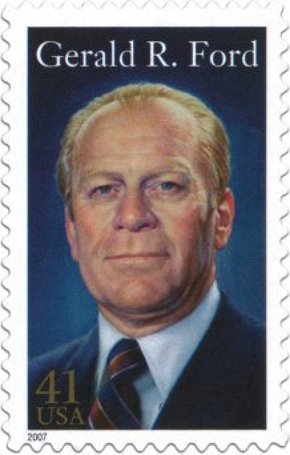 41 cent USA stamp featuring Gerald Ford