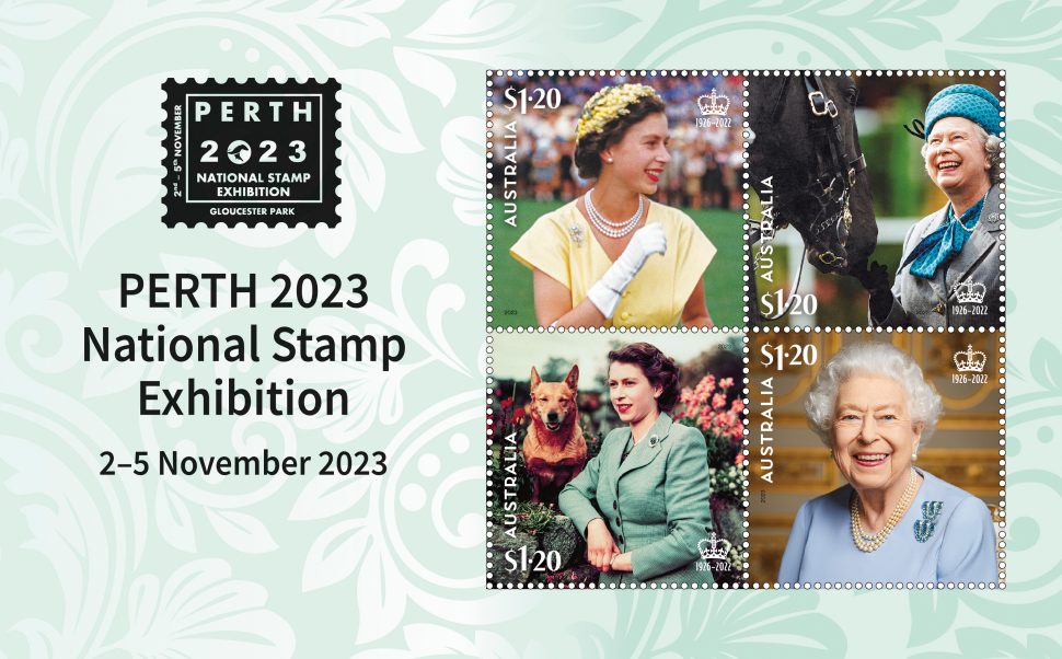 Perth Stamp & Coin Show Day 2 Stamp minisheet