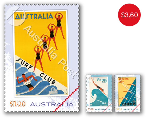 Gert Sellheim gummed stamps RRP: $3.60