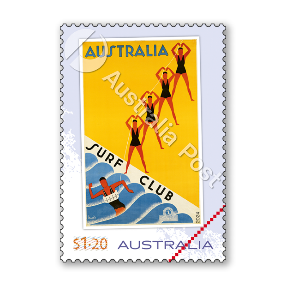 $1.20 Surf Club stamp